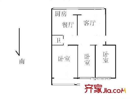 太原 工商局單位房 戶型圖