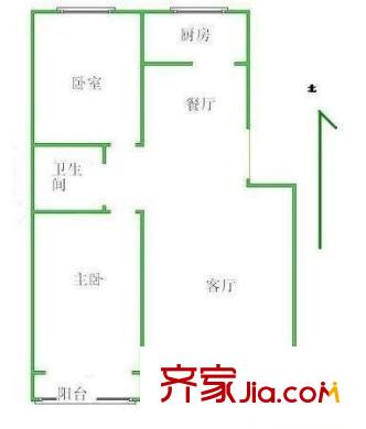 山針?biāo)奚?0室 戶型圖