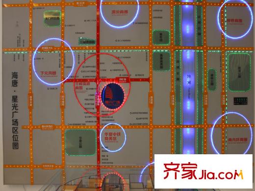 海唐?星光廣場交通圖