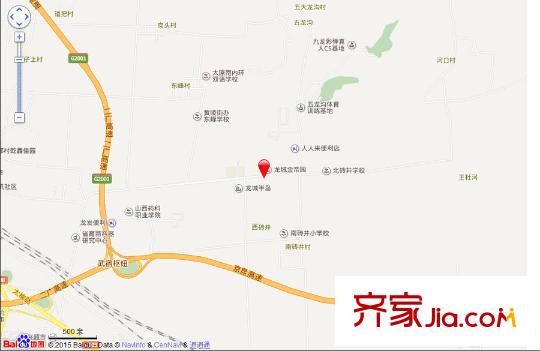 龍城金帝園交通圖