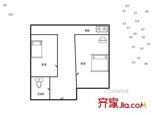 太原 解放路小區(qū) 戶型圖