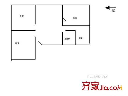 太原 解放路小區(qū) 戶型圖