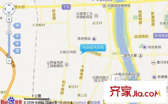 光華街光華苑交通圖太原  