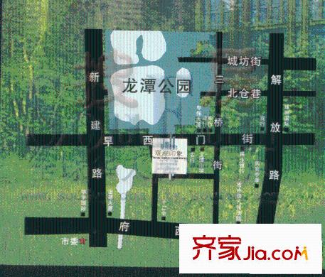 觀湖印象交通圖