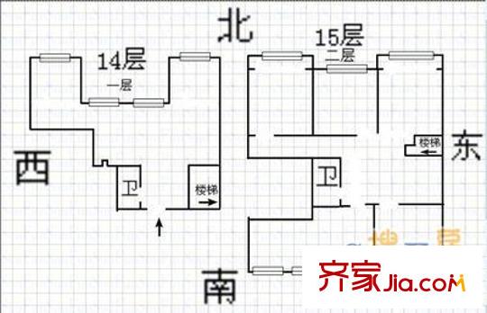 觀湖印象 5室 戶型圖
