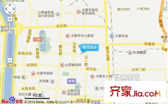 糖酒宿舍交通圖太原  