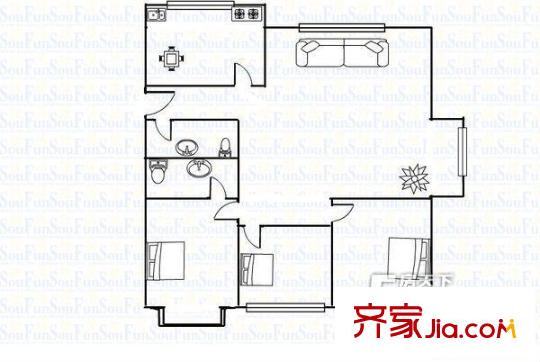 太原 山西省少管所宿舍 戶型圖