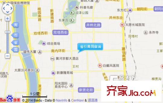 省引黃局宿舍交通圖太原  