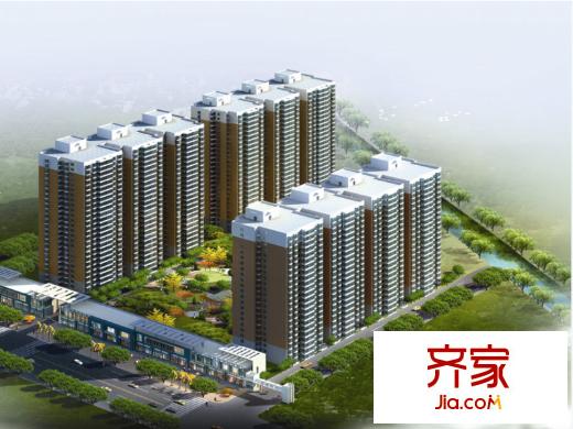 匯通麗城外景圖太原  