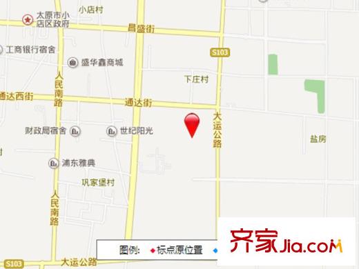 城南秀色交通圖
