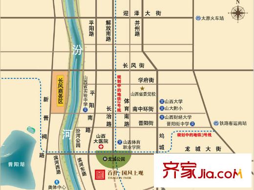 首開?國風上觀交通圖