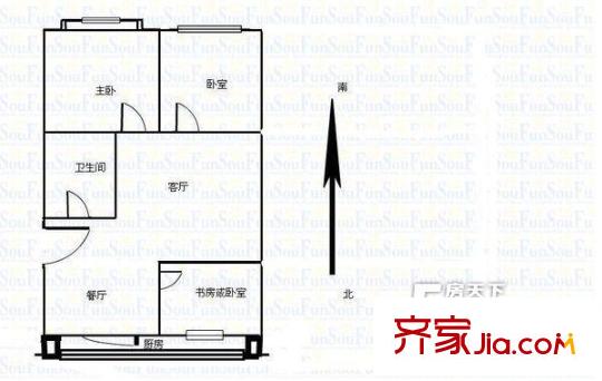 雙西鐵石廠(chǎng)宿舍戶(hù)型