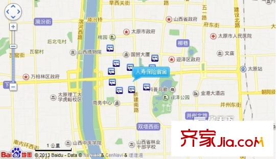 人壽保險宿舍交通圖太原  