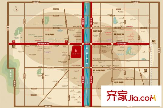 中海?寰宇天下區(qū)位圖
