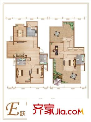 中正花園二期戶(hù)型圖_E-01戶(hù)型