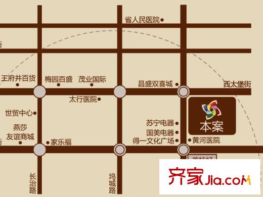中正花園二期交通圖