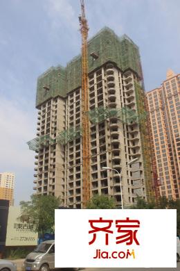 泰古城2號(hào)樓蓋至27層主體實(shí)景（2015-9-19）