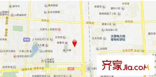 新城住宅小區(qū)交通圖太原  