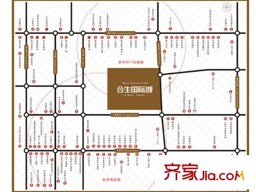 合生御龍城交通圖