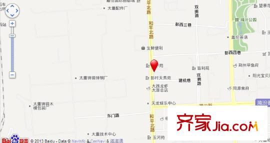 和佳世紀(jì)柏林交通圖太原  