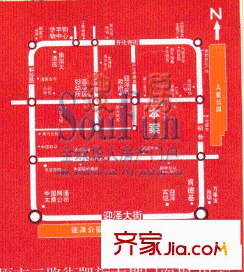 云路杰座交通圖