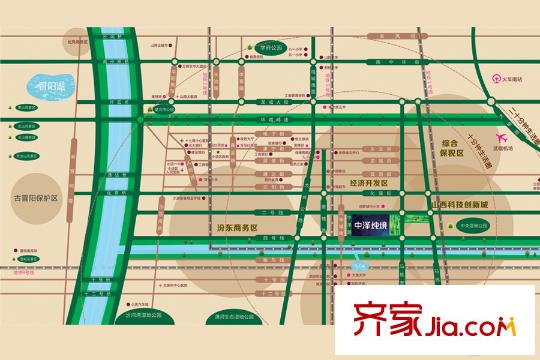 中澤純境交通圖