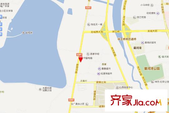 晉陽湖壹號(hào)交通圖