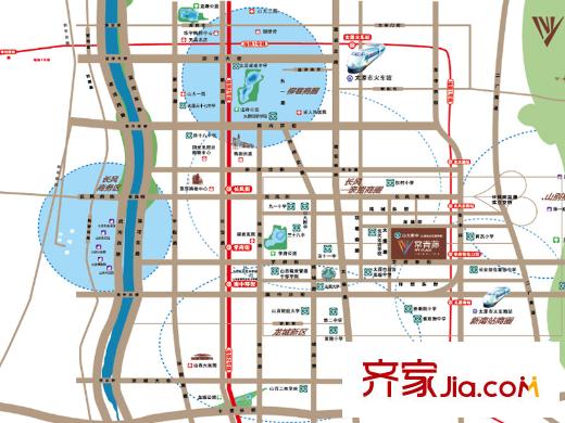 競(jìng)杰?常青藤區(qū)位圖