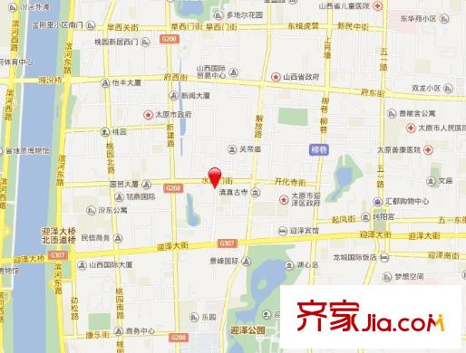 南海東街公安局宿舍交通圖太原  