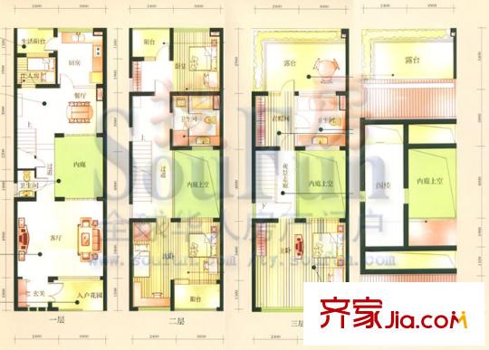 太原 飛云大院 戶型圖