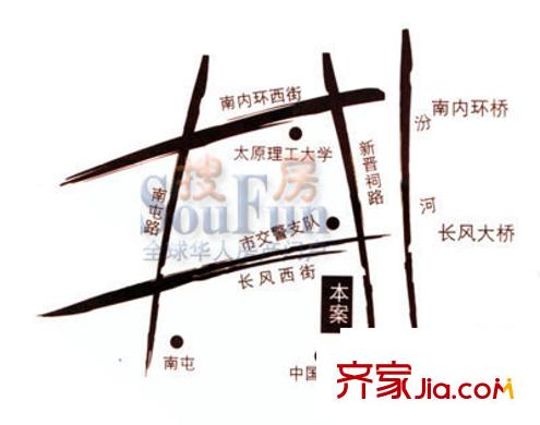飛云大院交通圖