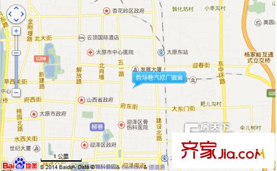 教場(chǎng)巷汽修廠宿舍交通圖太原  