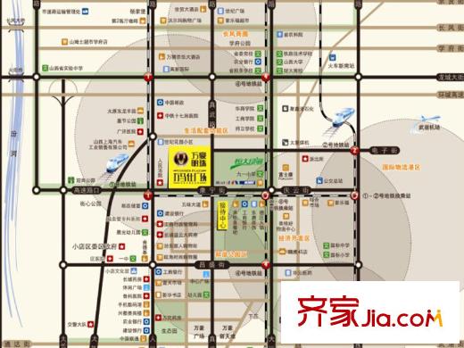 萬豪明珠交通圖區(qū)位圖