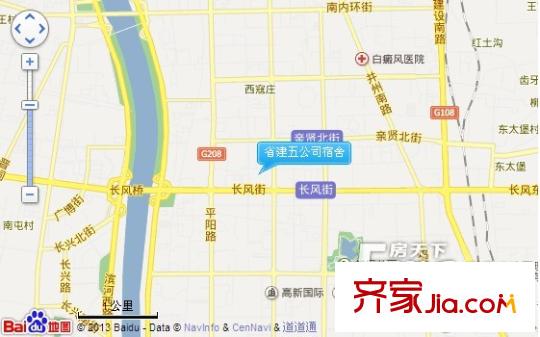 省建五公司宿舍交通圖太原  