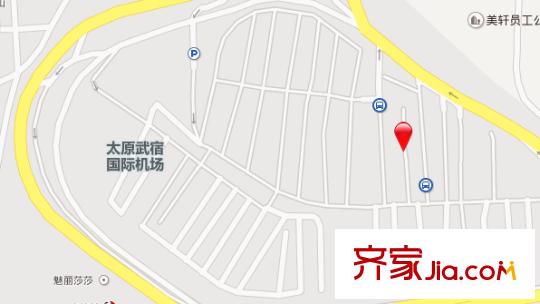 飛機場小區(qū)交通圖太原  