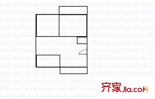 鑫苑小區(qū) 3室 戶型圖