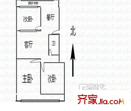 貿(mào)易學校宿舍 戶型圖