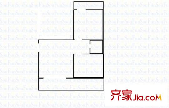 晉安新村 2室 戶型圖