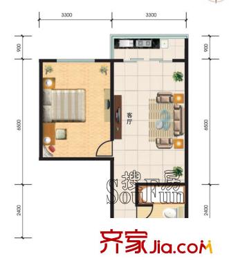 太原 金色麗城 戶型圖