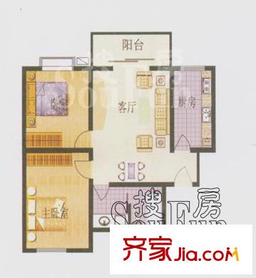 太原 金色麗城 戶型圖