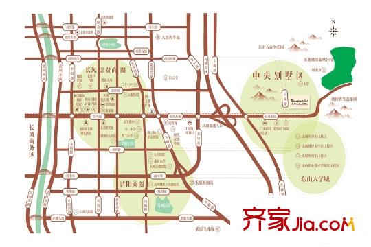頤和天成區(qū)位圖