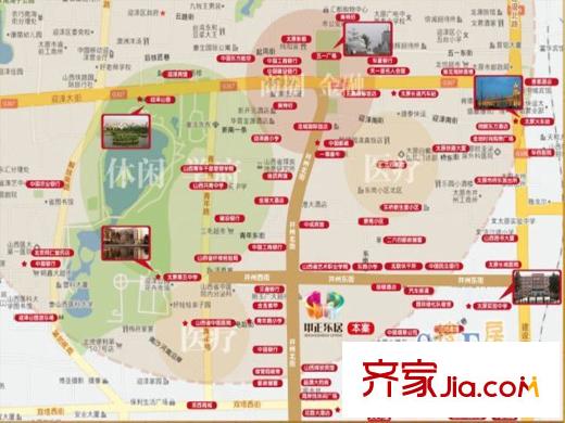 中正樂居交通圖
