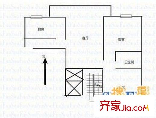 永康小區(qū) 3室 戶型圖