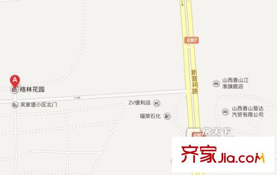 格林花園交通圖太原  