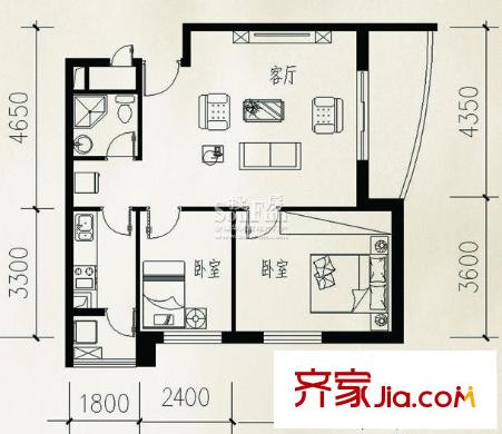 太原 晨光上東二期 戶(hù)型圖