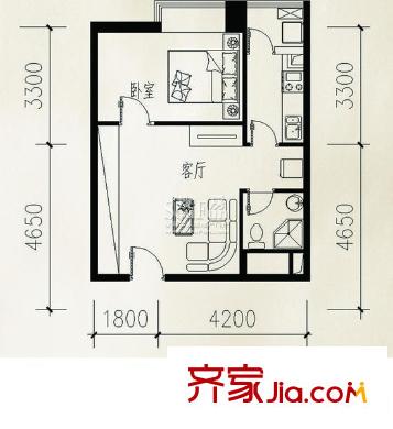 太原 晨光上東二期 戶(hù)型圖