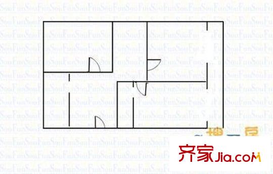 太原 小北門機床廠宿舍 戶型圖