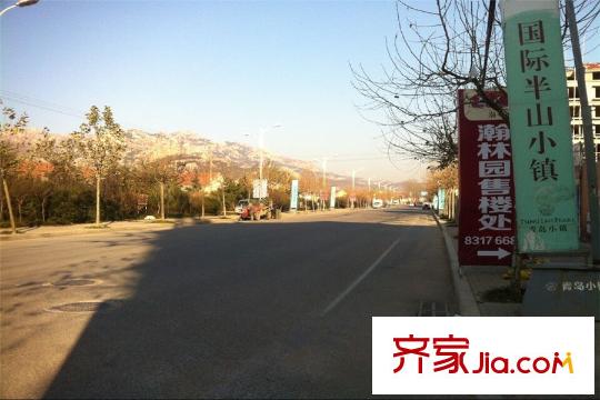 瀚林園周邊配套之項目西側(cè)路況