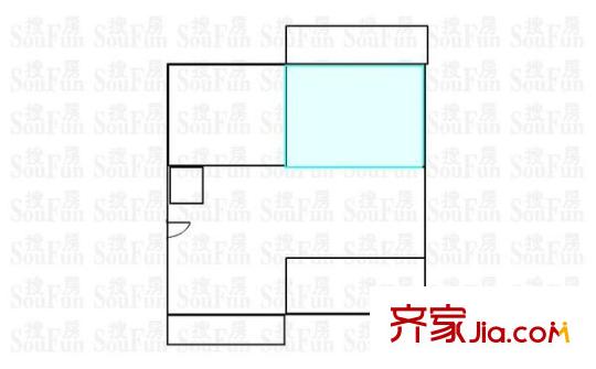 盛立苑 3室 戶型圖