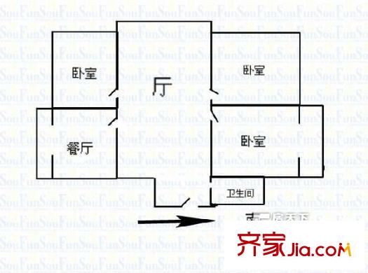 太原 銅鑼灣寶地小區(qū) 戶型圖